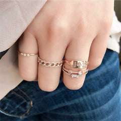 a selection of liven rings in 14k rose gold and all natural diamonds