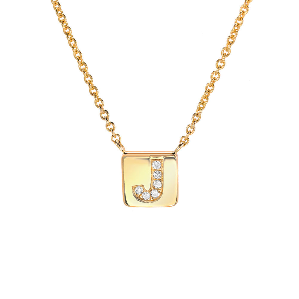 Gold-Plated LOVE Block Letter Necklace 001-600-08701 | Blocher Jewelers |  Ellwood City, PA