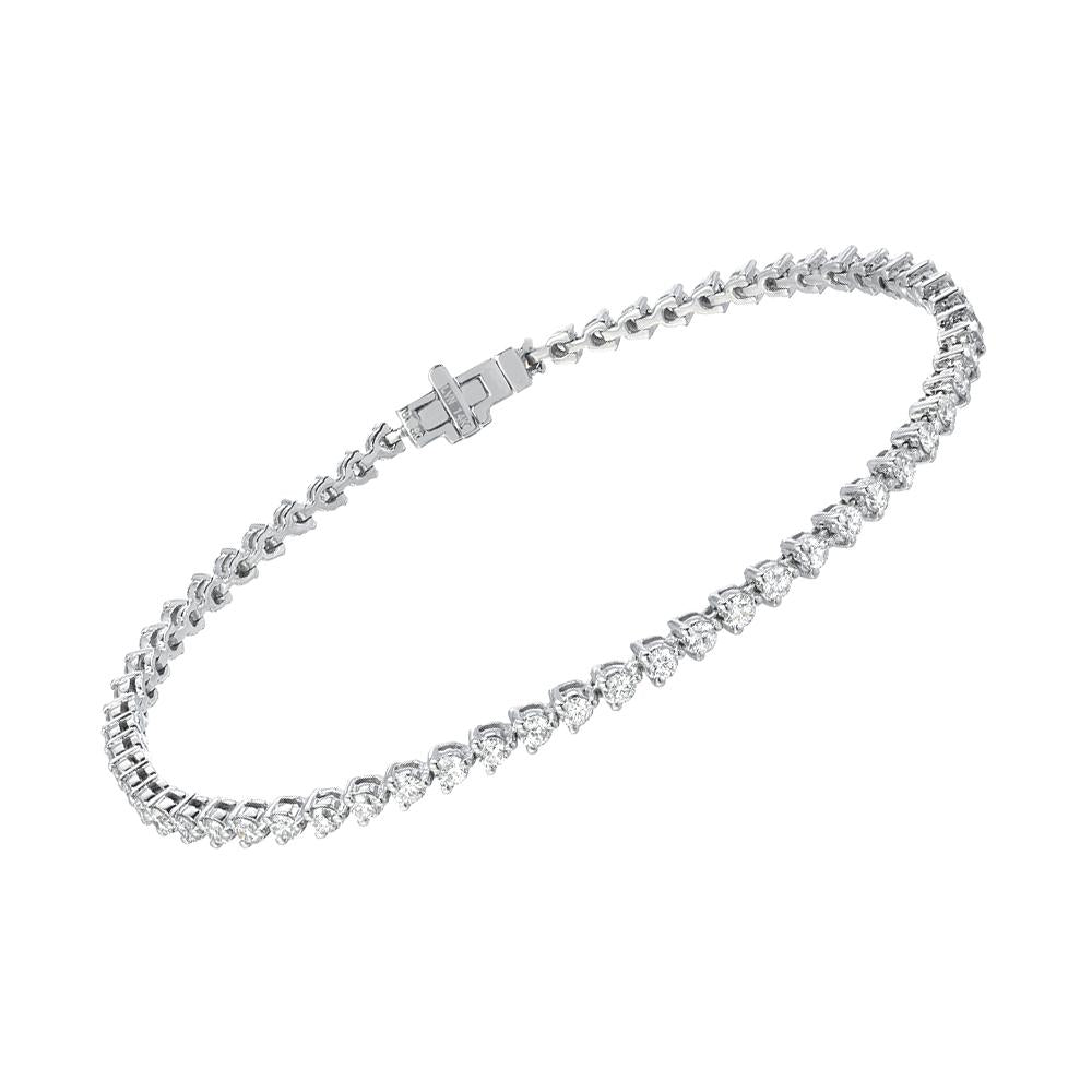 Manufacturer of 18kt light weight flower design diamond bracelet | Jewelxy  - 55688